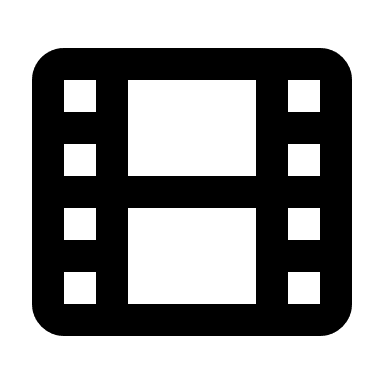 Film Reel (Outline) Free Open-Source SVG Icon (HeroIcons v1 Outline)