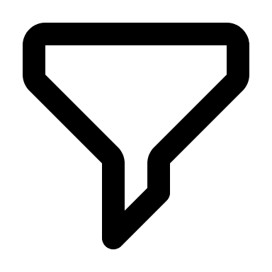 Filter Function (Outline) Free Open-Source SVG Icon (HeroIcons v1 Outline)