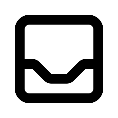 Inbox (Outline) Free Open-Source SVG Icon (HeroIcons v1 Outline)