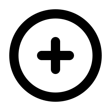 Plus Circle Symbol (Outline) Free Open-Source SVG Icon (HeroIcons v1 Outline)