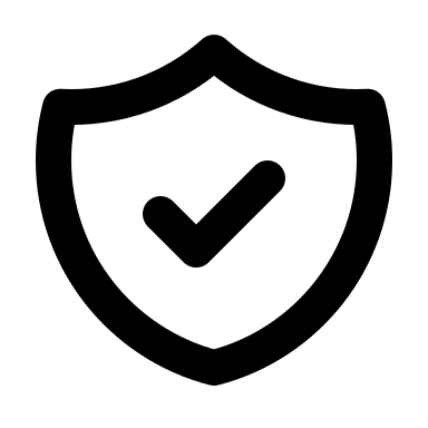 Shield with Checkmark (Outline) Free Open-Source SVG Icon (HeroIcons v1 Outline)