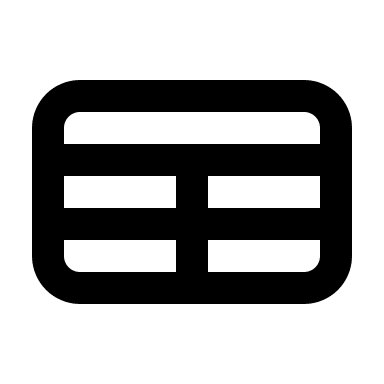Table (Outline) Free Open-Source SVG Icon (HeroIcons v1 Outline)