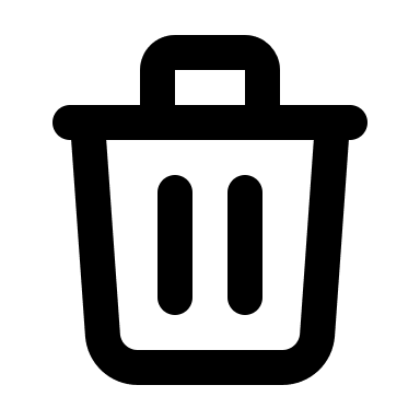 Trash Can (Outline) Free Open-Source SVG Icon (HeroIcons v1 Outline)