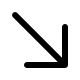 Downward Right Arrow (Solid) Free Open-Source SVG Icon