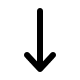 Long Downward Arrow (Solid) Free Open-Source SVG Icon