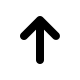 Small Upward Arrow (Solid) Free Open-Source SVG Icon