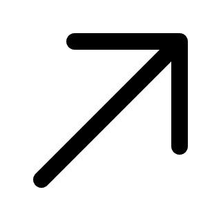 Upward Right Arrow (Solid) Free Open-Source SVG Icon (HeroIcons v1 Solid)