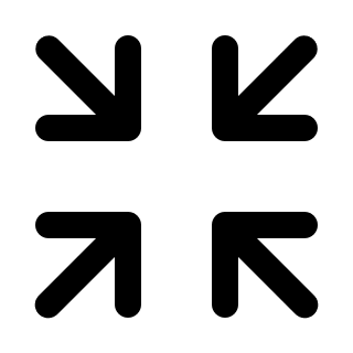 Arrows Pointing Inward (Solid) Free Open-Source SVG Icon (HeroIcons v1 Solid)