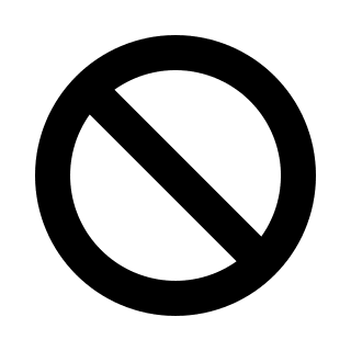 Ban Symbol (Solid) Free Open-Source SVG Icon (HeroIcons v1 Solid)