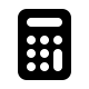 Calculator (Solid) Free Open-Source SVG Icon