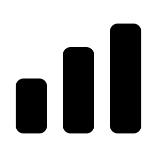 Bar Chart (Solid) Free Open-Source SVG Icon (HeroIcons v1 Solid)