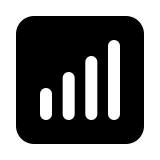 Square Bar Chart (Solid) Free Open-Source SVG Icon (HeroIcons v1 Solid)