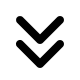 Double Down Chevron Arrow (Solid) Free Open-Source SVG Icon