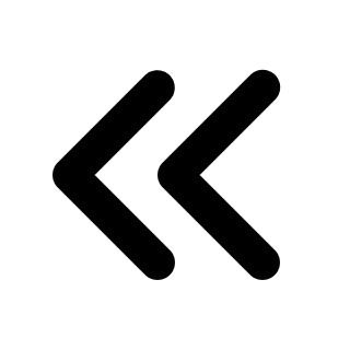 Double Chevron Left Arrow (Solid) Free Open-Source SVG Icon (HeroIcons v1 Solid)