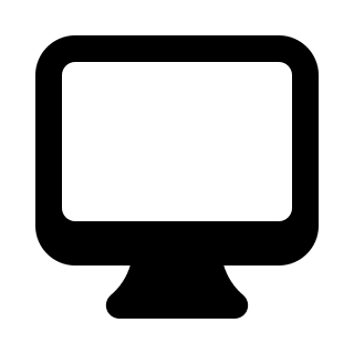 Desktop Computer (Solid) Free Open-Source SVG Icon (HeroIcons v1 Solid)