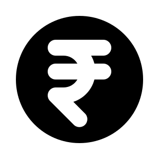 Rupee Currency Symbol (Solid) Free Open-Source SVG Icon (HeroIcons v1 Solid)