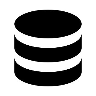 Database Storage (Solid) Free Open-Source SVG Icon (HeroIcons v1 Solid)