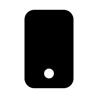 Mobile Device (Solid) Free Open-Source SVG Icon (HeroIcons v1 Solid)