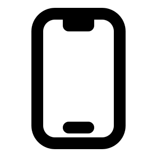 Mobile Phone Device (Solid) Free Open-Source SVG Icon (HeroIcons v1 Solid)