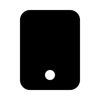 Tablet Device (Solid) Free Open-Source SVG Icon (HeroIcons v1 Solid)