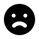 Sad Emoji (Solid) Free Open-Source SVG Icon