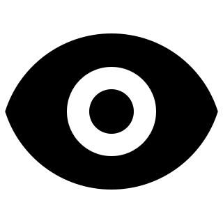 Eye Symbol (Solid) Free Open-Source SVG Icon (HeroIcons v1 Solid)