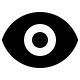 Eye Symbol (Solid) Free Open-Source SVG Icon