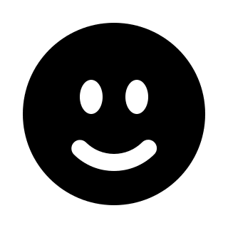 Smiling Face (Solid) Free Open-Source SVG Icon (HeroIcons v1 Solid)