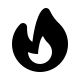 Fire Flame Symbol (Solid) Free Open-Source SVG Icon