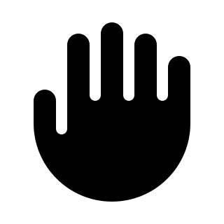 Hand Gesture (Solid) Free Open-Source SVG Icon (HeroIcons v1 Solid)