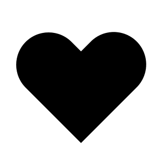 Heart Shape (Solid) Free Open-Source SVG Icon (HeroIcons v1 Solid)