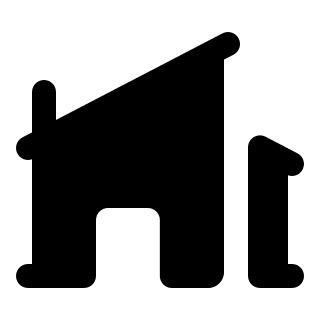 Modern Home Design (Solid) Free Open-Source SVG Icon (HeroIcons v1 Solid)