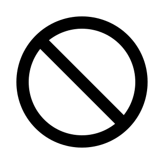 No Symbol (Solid) Free Open-Source SVG Icon (HeroIcons v1 Solid)