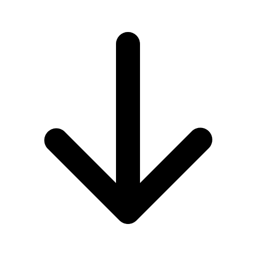 Solid Downward Arrow (16px) Free Open-Source SVG Icon (HeroIcons)