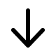 Solid Downward Arrow (20px) Free Open-Source SVG Icon