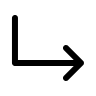 Downward Right Turn Arrow (HeroIcons) Free Open-Source SVG Icon