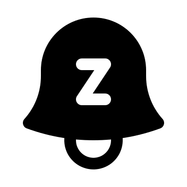 Snooze Bell Notification (Solid) Free Open-Source SVG Icon (HeroIcons)