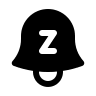 Snooze Bell Notification (Solid) Free Open-Source SVG Icon