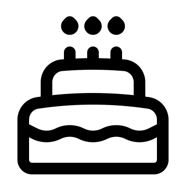 Cake Symbol Free Open-Source SVG Icon (HeroIcons)