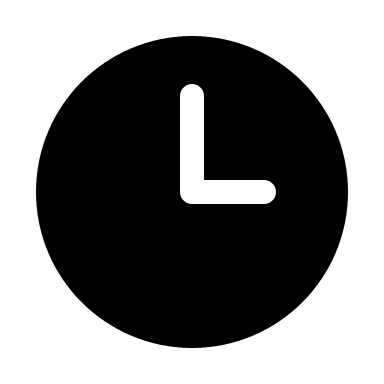 Solid Clock Icon (HeroIcons) Free Open-Source SVG Icon (HeroIcons)