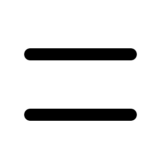 Equals Sign (Solid) Free Open-Source SVG Icon (HeroIcons)