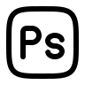 Adobe Photoshop Software Free Open-Source SVG Icon