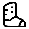 Armored Boot Free Open-Source SVG Icon