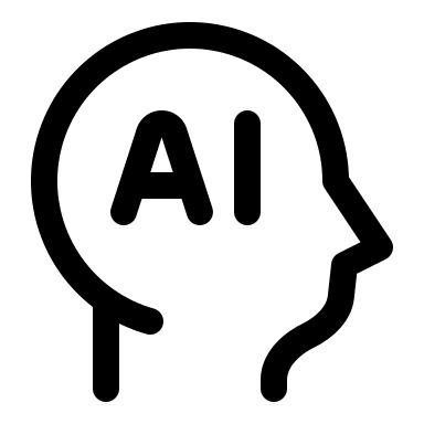 Artificial Intelligence Concept (Huge Icons) Free Open-Source SVG Icon (Huge Icons)