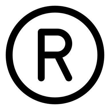 Registered Trademark Symbol Free Open-Source SVG Icon (Huge Icons)