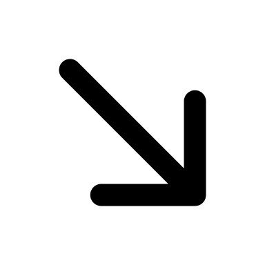 Right Down Arrow Free Open-Source SVG Icon (Humbleicons)