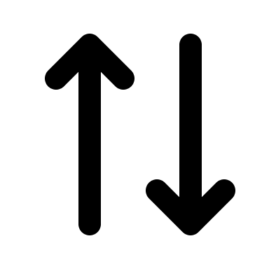 Up and Down Arrows (Humbleicons) Free Open-Source SVG Icon (Humbleicons)