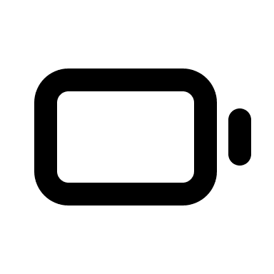 Battery Level Indicator Free Open-Source SVG Icon (Humbleicons)