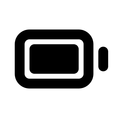 Full Battery Charge Status (Humbleicons) Free Open-Source SVG Icon (Humbleicons)