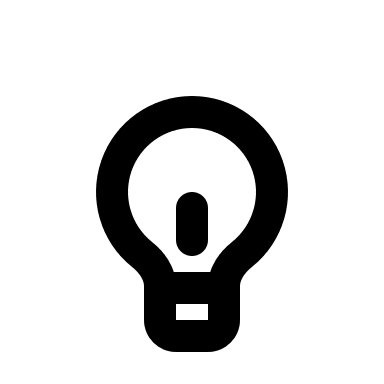 Off Light Bulb (Humbleicons) Free Open-Source SVG Icon (Humbleicons)